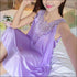 Sleeveless Lace Smooth Nightdress