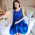 Sleeveless Lace Smooth Nightdress