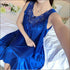 Sleeveless Lace Smooth Nightdress