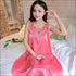 Sleeveless Lace Smooth Nightdress