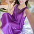 Sleeveless Lace Smooth Nightdress