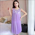Sleeveless Lace Smooth Nightdress