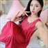 Sleeveless Lace Smooth Nightdress