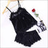 Sleeveless Lace Trim Cami Nightwear Sets