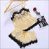 Sleeveless Lace Trim Cami Nightwear Sets