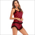 Sleeveless Lace Trim Cami Nightwear Sets