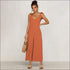 Sleeveless Lace-up Casual Jumpsuits