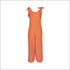 Sleeveless Lace-up Casual Jumpsuits
