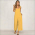 Sleeveless Lace-up Casual Jumpsuits