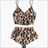 Sleeveless Leopard Print Cami Top Shorts