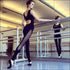 Sleeveless Patchwork Backless Sports Jumpsuits