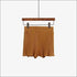 Sleeveless Rib-knit Cropped Tank Top Casual Shorts