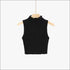 Sleeveless Rib-knit Cropped Tank Top Casual Shorts