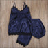 Sleeveless Satin Pajama Set