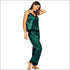 Sleeveless Satin Pajama Set