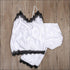 Sleeveless Satin Pajama Set