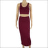 Sleeveless Sexy Package Long Dress Suit