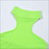 Sleeveless Solid Color Mock Neck Cropped Tank Skirt Two-piece Set
