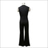 Sleeveless Square Neck Wide-leg Jumpsuits