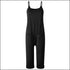 Sleeveless Strap Casual Loose Pattern Jumpsuits