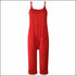 Sleeveless Strap Casual Loose Pattern Jumpsuits