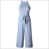 Sleeveless Striped Jumpsuits