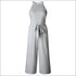 Sleeveless Striped Jumpsuits