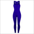 Sleeveless Tank Pattern Tight Jumpsuits