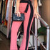 Sleeveless V-neck Patchwork Decorative Belt Slim Sling Jumpsuits