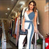 Sleeveless V-neck Patchwork Decorative Belt Slim Sling Jumpsuits
