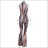 Sleeveless Zipper Slim Wide-legged
