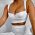 Slim Camisole And Wide Leg Trousers Casual Two Pieces Sets