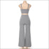 Slim Camisole And Wide Leg Trousers Casual Two Pieces Sets