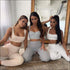 Slim Camisole And Wide Leg Trousers Casual Two Pieces Sets