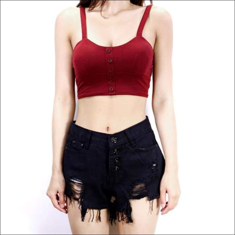 Slim Off Shoulder Sexy Nightclub Stage Clothing Camisole - 