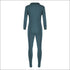 Slim Stripe Design Lapel Zipper Long-sleeve