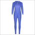Slim Stripe Design Lapel Zipper Long-sleeve