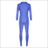Slim Stripe Design Lapel Zipper Long-sleeve