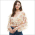 Smock Waist Ruffle Long Sleeve