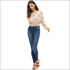 Smock Waist Ruffle Long Sleeve