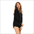 Soft Modal Fabric Lapel Collar Long Sleeve Pajama Set