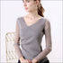 Solid Color Cross Neck Design Mesh Top