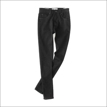 Solid Color Good Quality Elastic Slim Jeans