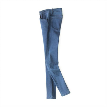 Solid Color Good Quality Elastic Slim Jeans
