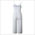Spaghetti Strap Buttoned Sash Jumpsuits