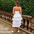 Spaghetti Strap Camis Polka Dot Printed Tiered Skirt