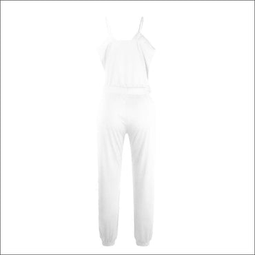 Spaghetti Strap Pure Color Jumpsuits