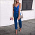 Spaghetti Strap Pure Color Jumpsuits