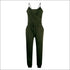 Spaghetti Strap Pure Color Jumpsuits