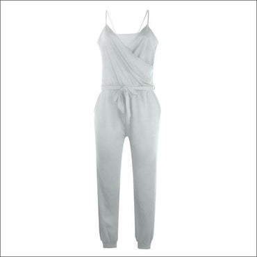 Spaghetti Strap Pure Color Jumpsuits